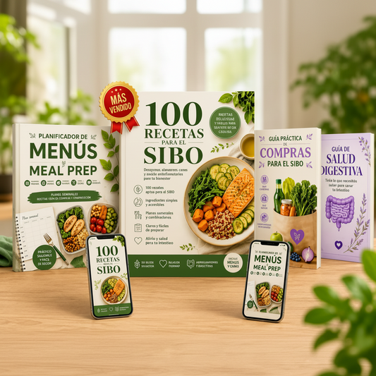 100 Recetas para el SIBO + 3 Bonos de Regalo 🎁